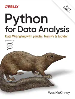 python for data analysis book cover image