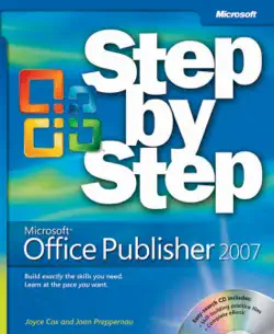 microsoft office publisher 2007 step by step book cover image