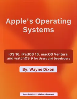 ios 16, ipados 16, macos ventura, and watchos 9 for users and developers book cover image