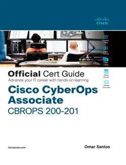 cisco cyberops associate cbrops 200-201 official cert guide book cover image