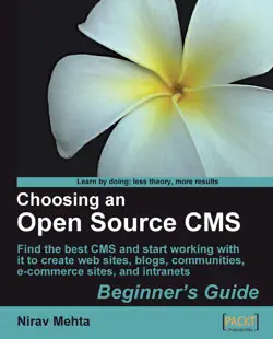 choosing an open source cms book cover image