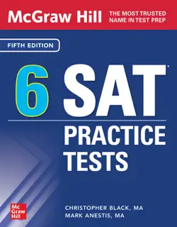 mcgraw-hill education 6 sat practice tests, fifth edition book cover image
