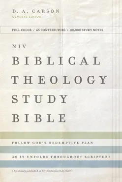niv, biblical theology study bible book cover image