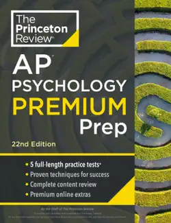 princeton review ap psychology premium prep, 22nd edition book cover image