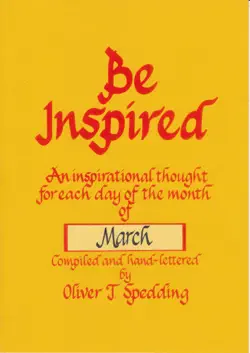 be inspired - march book cover image