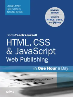 html, css & javascript web publishing in one hour a day, sams teach yourself book cover image