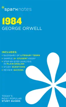 1984 sparknotes literature guide book cover image