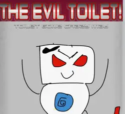 toilet goes crazy mad book cover image