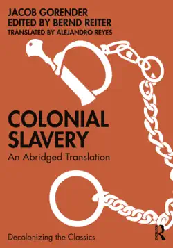 colonial slavery book cover image