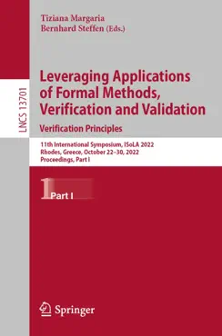leveraging applications of formal methods, verification and validation. verification principles book cover image