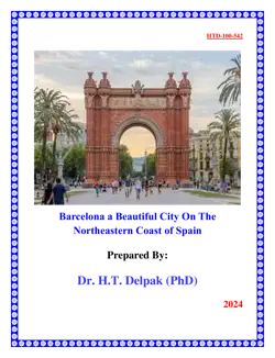 barcelona a beautiful city on the northeastern coast of spain book cover image