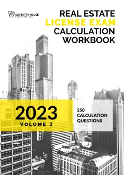 real estate license exam calculation workbook book cover image