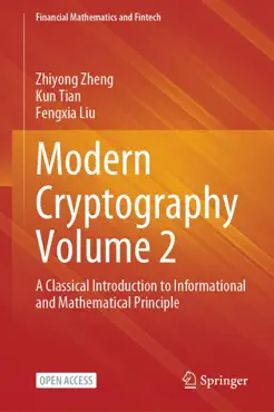 modern cryptography volume 2 book cover image