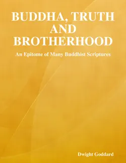 buddha, truth and brotherhood book cover image