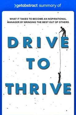 summary of drive to thrive by sharad bajaj imagen de la portada del libro