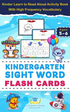 kindergarten sight word flash cards book cover image