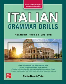 italian grammar drills, premium fourth edition book cover image