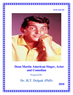 dean martin american singer, actor and comedian book cover image