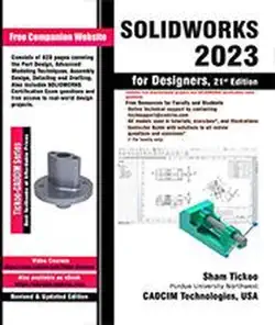 solidworks 2023 for designers, 21st edition imagen de la portada del libro