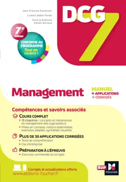 dcg 7 - management - 7e édition - manuel et applications imagen de la portada del libro
