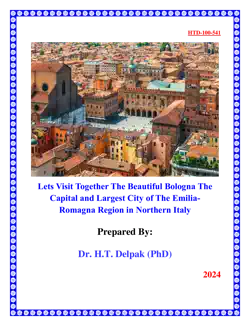 lets visit together the beautiful bologna the capital and largest city of the emilia-romagna region in northern italy book cover image