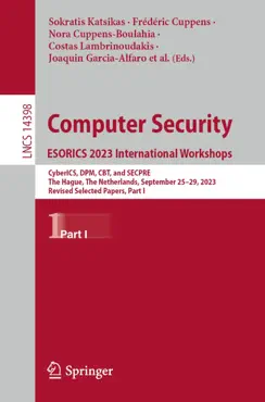 computer security. esorics 2023 international workshops book cover image