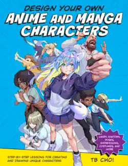 design your own anime and manga characters book cover image
