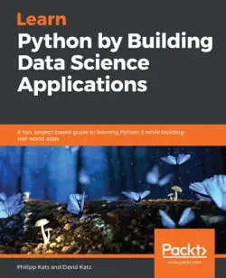 learn python by building data science applications book cover image