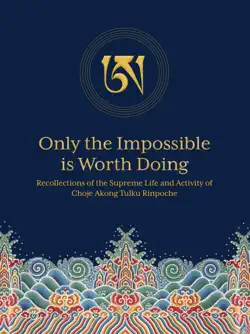 only the impossible is worth doing book cover image