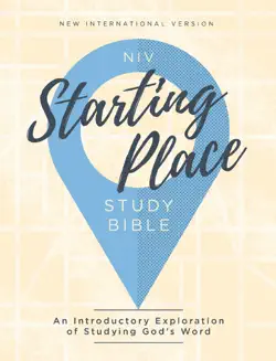 niv, starting place study bible book cover image