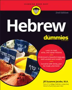 hebrew for dummies book cover image