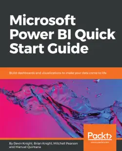 microsoft power bi quick start guide book cover image