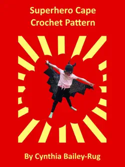 superhero cape crochet pattern book cover image