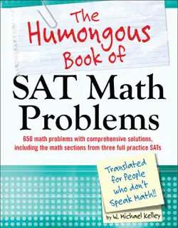 the humongous book of sat math problems book cover image