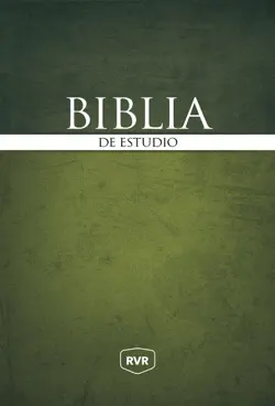 santa biblia de estudio reina valera revisada rvr book cover image