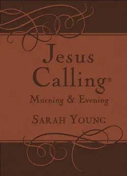 jesus calling morning and evening, with scripture references book cover image