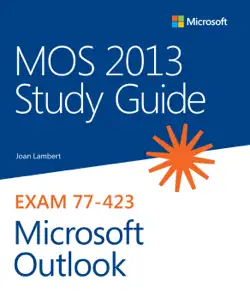 mos 2013 study guide for microsoft outlook book cover image