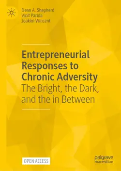 entrepreneurial responses to chronic adversity book cover image