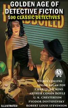 100 classic detectives. golden age of detective fiction. illustrated book cover image