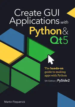 create gui applications with python & qt5 (5th edition, pyside2) book cover image