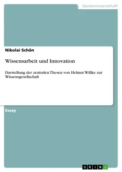 wissensarbeit und innovation book cover image