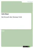 Ein Versuch über Herman Nohl sinopsis y comentarios
