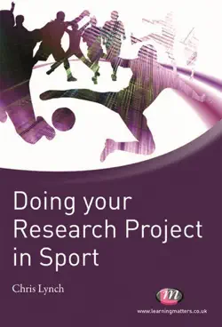 doing your research project in sport book cover image