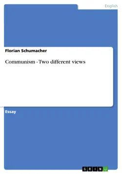 communism - two different views imagen de la portada del libro