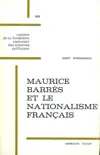 Maurice Barrès et le nationalisme français sinopsis y comentarios