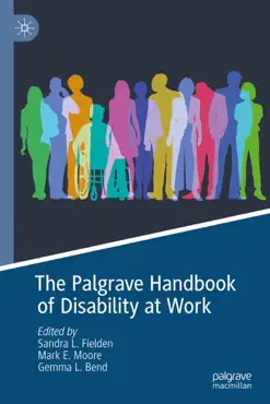 the palgrave handbook of disability at work book cover image