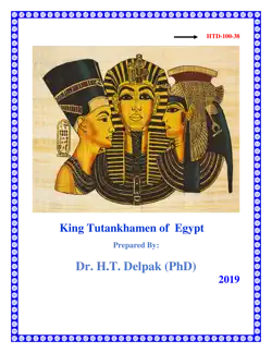 king tutankhamen of egypt book cover image