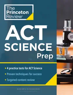 princeton review act science prep book cover image