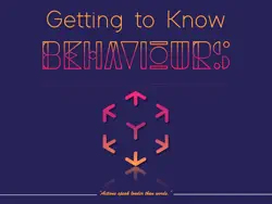 getting to know behaviours book cover image