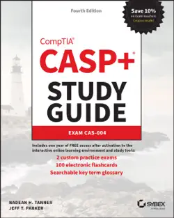 casp+ comptia advanced security practitioner study guide book cover image